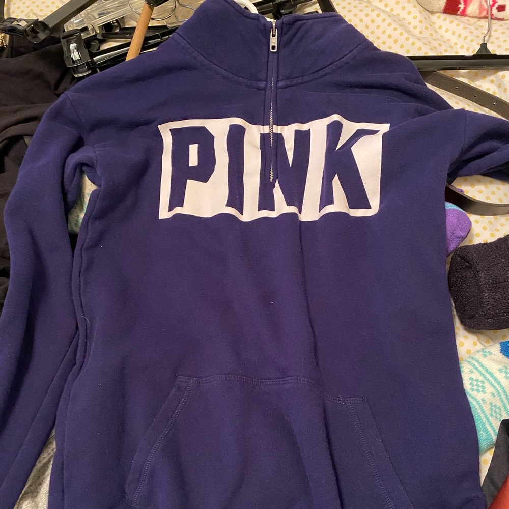 PINK Zip up fleece